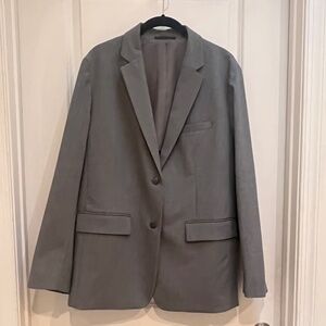 Uniqlo Blazer in Light Gray Size XL